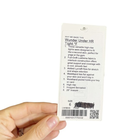 Lululemon Wunder Under High-Rise 28" Leggings Floral Print Size 6 - Picture 5 of 5